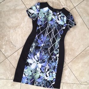 Vince Camuto spandex polyester fitted dress